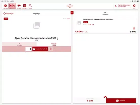 Nar Market iPad  Ekran Görüntüleri